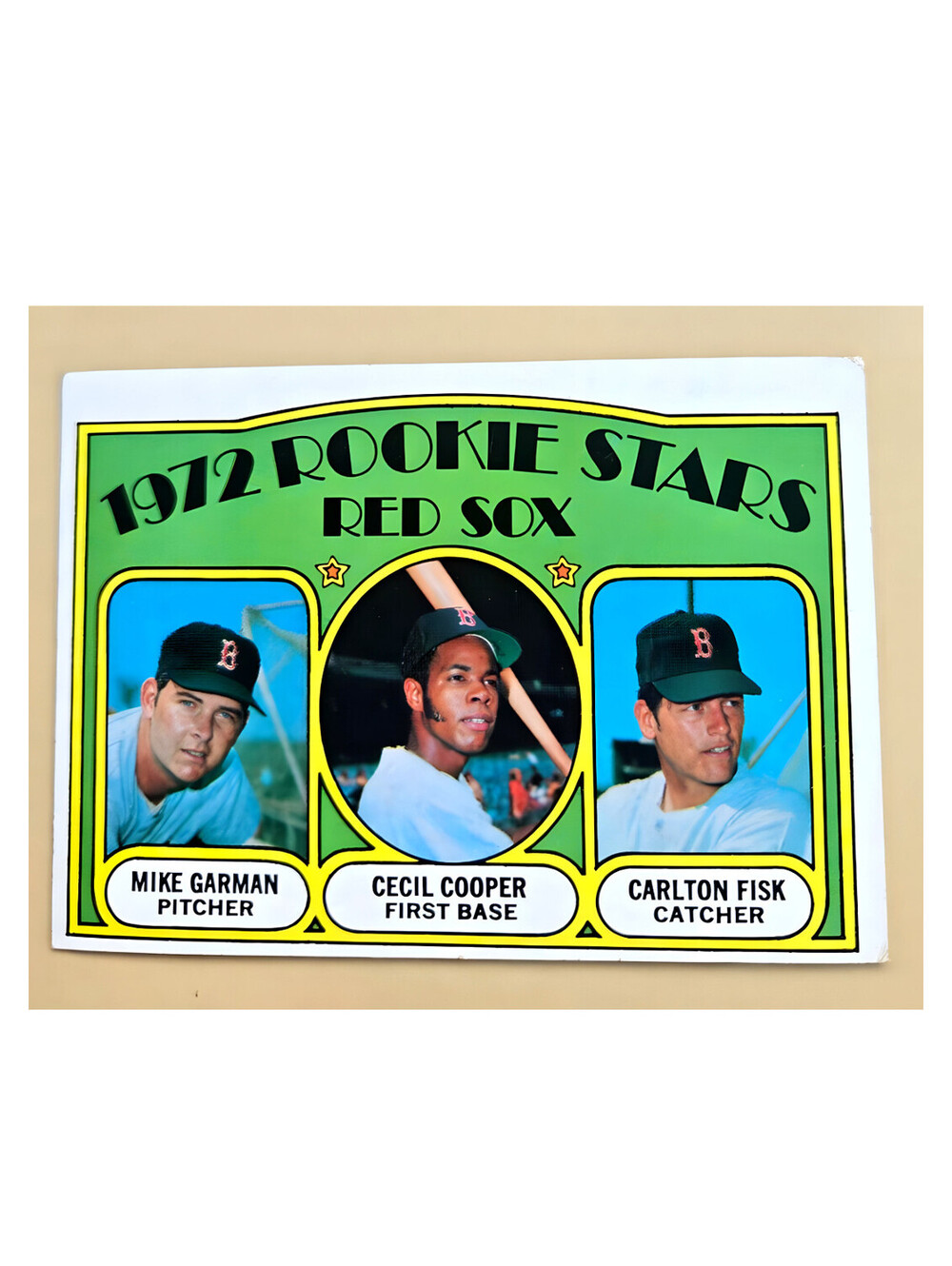 1972 Topps Carlton Fisk #79 Red Sox Rookie Stars RC Baseball Card HOF